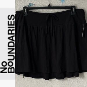 Black Flowy Skirt No Boundaries